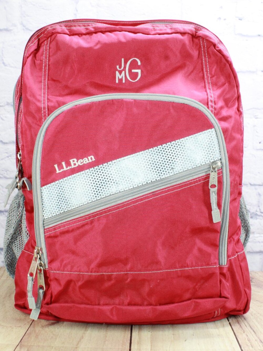 LL Bean Unisex Adult Deluxe Book Pack 37L School Backpack Summer Camp Red